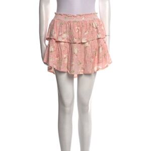 LoveShackFancy Smocked Ruffle Mini Skirt
Ballet Pink, Petite